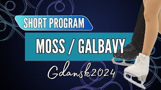 Reagan MOSS / Jakub GALBAVY  (USA) | Junior Pairs Short Program | Gdansk 2024