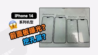 疑似 iPhone 14 系列机型的前玻璃面板曝光