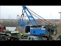 verladung eines liebherr hs 855 auf einen schwertransporter soeren66