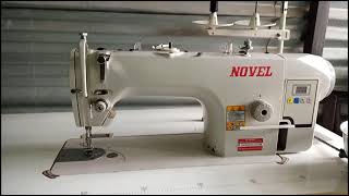 Novel sewing machine oil change.