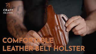 Comfortable Leather Belt Holster l Craft Holsters Reviews