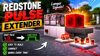How to Build a REDSTONE PULSE EXTENDER in Minecraft 1.21