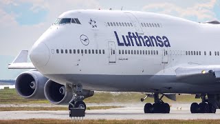 (4K) A340, 747 \u0026 737 MAX Departure at Vancouver YVR.