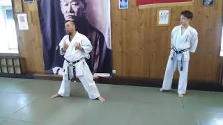 Breathing in kata Sanchin Uechi ryu karate