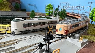 【鉄道模型】 我が家のNゲージレイアウト 3線 走行動画 ｜ Japanese Railways One’s home N gauge Layout