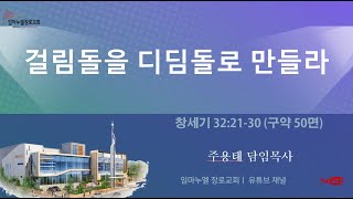 2025년 2월 16일 2부 주일예배(임마누엘 장로교회) / 걸림돌을 디딤돌로 만들라 - 주용태 목사(담임목사)