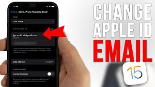 How to change Apple ID Email Address on iPhone or iPad! [2023]