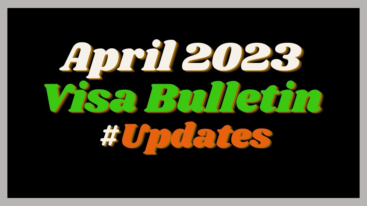 April 2023 Cut-off Numbers DV 2023 - YouTube