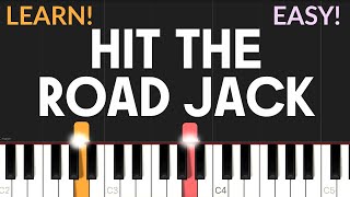 Hit The Road, Jack - Ray Charles | EASY Piano Tutorial & FREE SHEET MUSIC