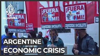Argentina's protesters urge gov't to stop foreign debt payments