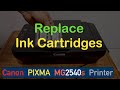 Canon PIXMA MG2540s Ink Replacement.