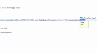 Java Tutorial - Load Font From File [60 Seconds]