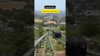 जीवदानी👆Funicular Rope Way🤩 #travel #shorts #jivdaniTemple