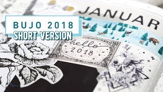 [ Bullet Journal ] Bujo Setup 2018 \u0026 Januar | nuuna | Short Version