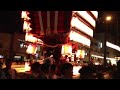 貝塚の太鼓台祭り2012！練り合い①