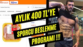 Türkiye’nin EN UCUZ SPORCU BESLENMESİ !! (AYLIK Sadece 400TL)