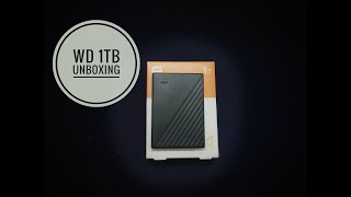 Unboxing WD My Passport 1TB Hard Drive | Retail Unit