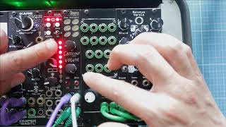 Threetom Modular Doppio : sound demo W. arpeggiator