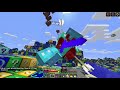 Minecraft Manhunt but the entire world is OP Lucky Blocks