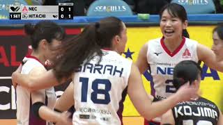 【2021-22 V.LEAGUE DIVISION1 WOMENハイライト】2022/3/27 vs日立Astemoリヴァーレ