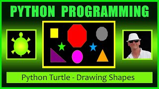 Python Turtle Graphics Drawing and Filling Shapes - Python Beginners Tutorial Learn Python Fast