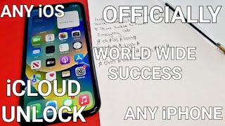 Officially Any iPhone Any iOS Locked to Owner Remove✔️iCloud Unlock World Wide Success✔️