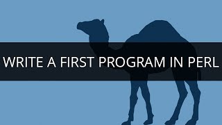 Write a first Program in PERL | Learn PERL Programming | PERL Tutorial for Beginners | Edureka