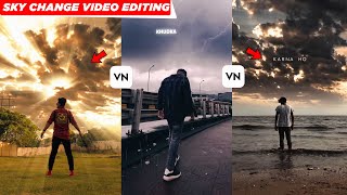 SKY Change Instagram Viral video editing in VN App | Sky Cloud effect Video editing | Viral reel
