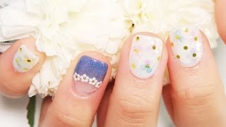 [ENGcc] 화이트데이, 캔디 플라워 네일아트 / Candy Flower Nail Art For White Day(Day to give candy)ㅣ예그시