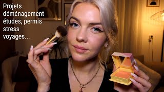 ASMR | chit chat makeup 🫶🏻 on cause