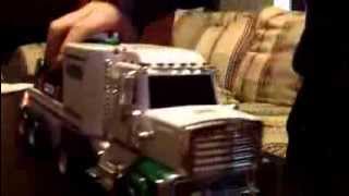 Video Review of The 2013 Hess Toy Truck and Tractor: 8 year old Jackson gives it a THUMBS UP!