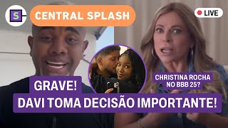 💣 GRAVE! Davi toma DECISÃO! Christina Rocha no BBB; Yuri Lima pede perdão para Iza; mudanças SBT e+