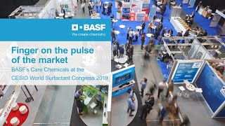 BASF at the CESIO World Surfactant Congress 2019