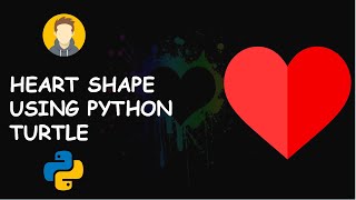 Heart Shape Using Python Turtle Graphics l KNOWLEDGE DOCTOR l Mishu Dhar