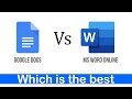 Google docs vs ms word online | ms word online editing | How to use  Ms word online