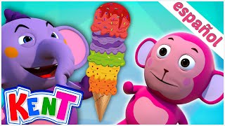 Kent el Elefante | Helado de Colores para Kent - Aprendizaje Infantil