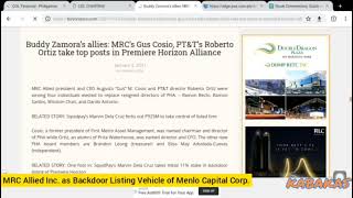 MRC Allied Inc. Backdoor Listing Vehicle of Menlo Capital Corp. Part 3