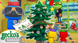 Geck-orate the Christmas Tree! | Gecko's Garage | Trucks For Children | Cartoons For Kids