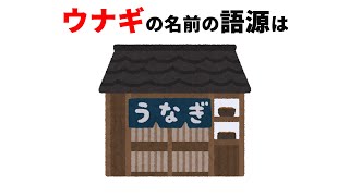 うなぎの雑学