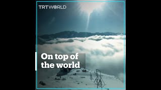 Sea of clouds above Turkey’s Kackar Mountains