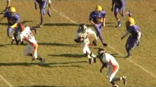 13 year old Great Football Interception and Return for TD