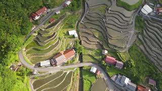 島根県鹿足郡　大井谷の棚田で空撮！