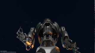 new battlestar galactica blood and chrome cylon  3D ANIMATION  1080p  s01r02