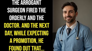 THE ARROGANT SURGEON FIRED THE ORDERLY AND THE DOCTOR  AND THE NEXT DAY, WHILE EXPECTING A PROMOTION