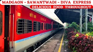 Delicious Food Journey | Madgaon Sawantwadi Diva Express