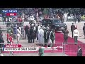 Watch As Buhari Arrives Eagle Square For 62nd Independence Anniversary