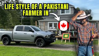 A Day with a Pakistani Desi Farmer in Canada | Cabin House Tour \u0026 Farm Life |