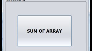 Java NetBeans Tutorial - Element of Array On Message Box