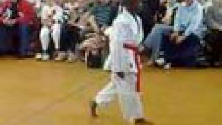 Ade at the 2nd UMA british open Kata Championships