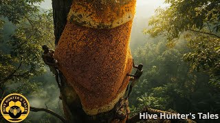 Defying Heights: 200-Meter Tree Climb for Wild Honey Harvest | magical discovery